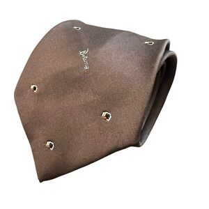 2/$15 Botany 500 vintage silk blend Brown Tie Elegant Accessory 3.5" x 58"